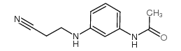 3-(N-Cyanoethyl)aminoacetanilide Structure