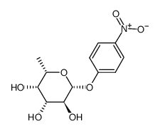 4-nitrophenyl-beta-l-fucopyranoside structure