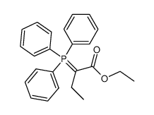 1-[(ethoxycarbonyl)propylidene]triphenylphosphorane结构式