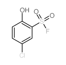 Benzenesulfonylfluoride, 5-chloro-2-hydroxy- structure