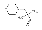 2,2-Dimethyl-3-morpholin-4-ylpropanal Structure