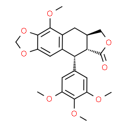 beta-peltatin A methyl ether structure