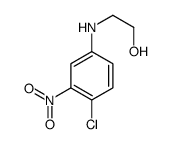 2-(4-chloro-3-nitroanilino)ethanol Structure
