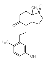 1H-Indene-1,5(4H)-dione,hexahydro-5-[2-(5-hydroxy-2-methylphenyl)ethyl]-7a-methyl- (9CI) picture