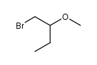 1-bromo-2-methoxy-butane Structure