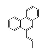 trans-9-(1-propenyl)phenanthrene Structure