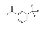 3-Methyl-5-(trifluoromethyl)benzoyl chloride结构式