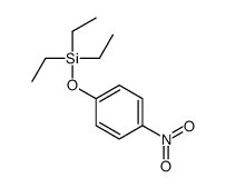 triethyl-(4-nitrophenoxy)silane Structure