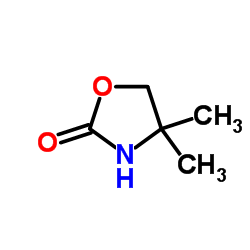 4,4-Dimethyl-1,3-oxazolidin-2-one Structure