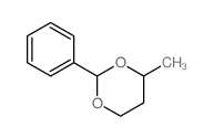 1,3-Dioxane, 4-methyl-2-phenyl-, (2R,4S)-rel- structure