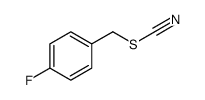 4-Fluorobenzyl thiocyanate结构式