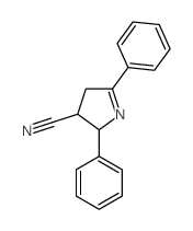 2H-Pyrrole-3-carbonitrile,3,4-dihydro-2,5-diphenyl- structure