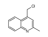 4-(chloromethyl)-2-methylquinoline Structure