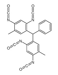 4,4'-benzylidenebis(6-methyl-m-phenylene) tetraisocyanate Structure