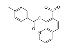 (7-nitroquinolin-8-yl) 4-methylbenzoate Structure