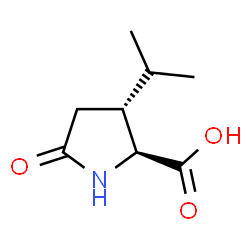 L-Proline, 3-(1-methylethyl)-5-oxo-, (3R)- (9CI)结构式