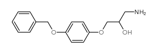 3-(4-Benzyloxyphenoxy)-2-hydroxypropanamine Structure
