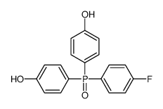 4-[(4-fluorophenyl)-(4-hydroxyphenyl)phosphoryl]phenol Structure