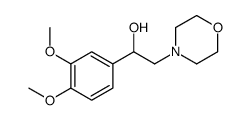 1-(3,4-dimethoxyphenyl)-2-morpholin-4-ylethanol Structure