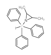 Phosphorane,(2,3-dimethyl-1-aziridinyl)iodotriphenyl-, trans- (8CI)结构式