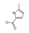 2-Selenophenecarbonyl chloride, 5-methyl- (8CI,9CI) Structure