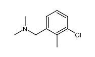 Dimethyl-[3-chlor-2-methyl-benzyl]-amin Structure
