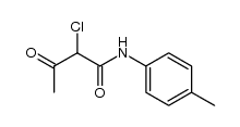 2-chloro-3-oxo-N-(ptolyl)butanamide结构式