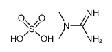 N,N-dimethylguanidine sulphate结构式