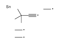 3,3-dimethylbut-1-ynyl(triethyl)stannane结构式