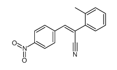 (Z)-2-(2-methylphenyl)-3-(4-nitrophenyl)prop-2-enenitrile Structure