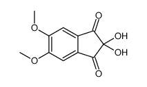 2,2-dihydroxy-5,6-dimethoxyindene-1,3-dione Structure