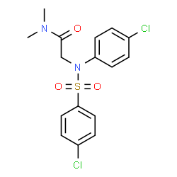 2-(4-CHLORO[(4-CHLOROPHENYL)SULFONYL]ANILINO)-N,N-DIMETHYLACETAMIDE picture