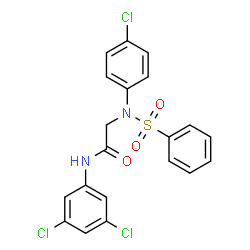 2-[4-CHLORO(PHENYLSULFONYL)ANILINO]-N-(3,5-DICHLOROPHENYL)ACETAMIDE picture