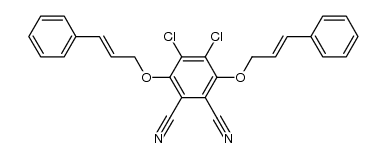 4,5-dichloro-3,6-bis((3-phenylallyl)oxy)phthalonitrile Structure