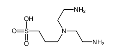 3-[bis(2-aminoethyl)amino]propane-1-sulfonic acid结构式