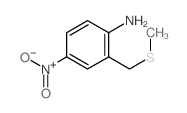 2-(methylsulfanylmethyl)-4-nitro-aniline结构式