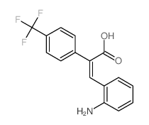 3-(2-aminophenyl)-2-[4-(trifluoromethyl)phenyl]prop-2-enoic acid结构式
