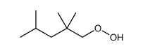 1-hydroperoxy-2,2,4-trimethylpentane结构式