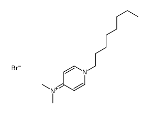 N,N-dimethyl-1-octylpyridin-1-ium-4-amine,bromide Structure