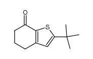 2-tert-butyl-5,6-dihydro-4H-benzo[b]thiophen-7-one Structure