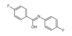 4-Fluoro-N-(4-fluorophenyl)benzamide structure