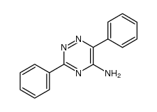 5-amino-3,6-diphenyl-1,2,4-triazine Structure