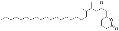 Tetrahydro-6-(4,5-dimethyl-2-oxotricosyl)-2H-pyran-2-one结构式
