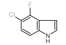 5-氯-4-氟吲哚结构式