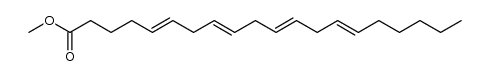 (5E,8E,11E,14E)-5,8,11,14-Icosatetraenoic acid methyl ester structure