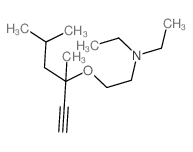 2-(3,5-dimethylhex-1-yn-3-yloxy)-N,N-diethyl-ethanamine picture
