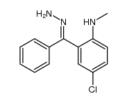 5-Chlor-2-methylaminobenzophenonhydrazon Structure