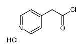 4-Pyridinylacetyl chloride hydrochloride (1:1) Structure