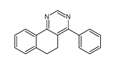 4-phenyl-5,6-dihydrobenzo[h]quinazoline结构式