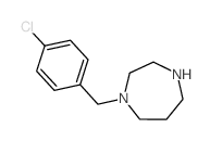 1-(4-氯苄基)-1,4-二氮杂烷结构式